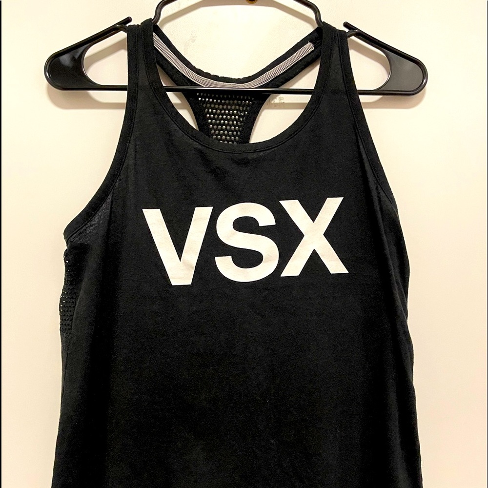 Victoria’s Secret black razorback sports tank size small